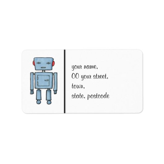Logo für Toy Robot Adressaufkleber (Vorne)