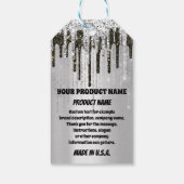 Logo für Tropfen für die Bekleidungsmarke für benu Geschenkanhänger (Rückseite)