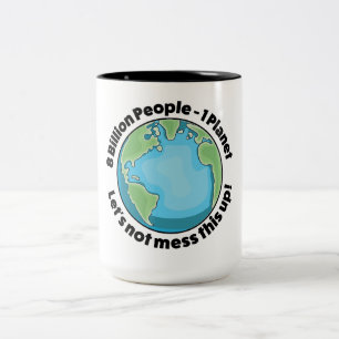 Logo für Umwelt Zweifarbige Tasse