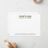 Logo für Unternehmen Beruflich Mitteilungskarte (Vorderseite/Rückseite Beispiel)