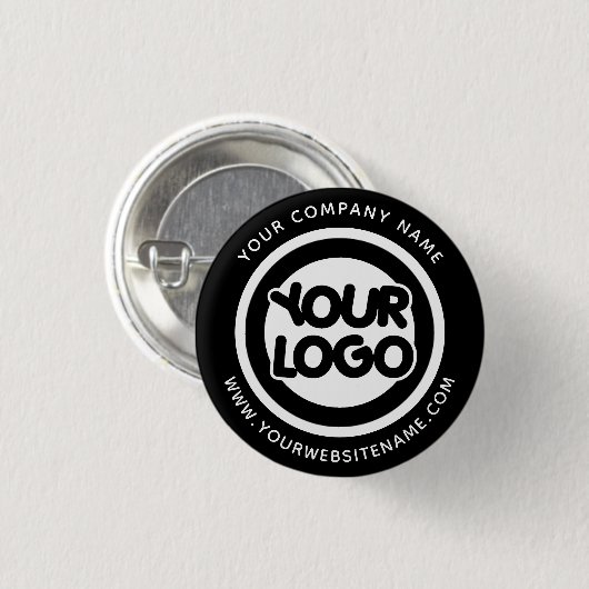 Logo für Unternehmen Button (Vorne & Hinten)