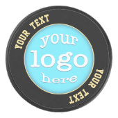 Logo für Unternehmen Eishockey Puck (Vorderseite)