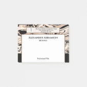 Logo für Unternehmen Firmenname Post-it Klebezettel (Vorderseite)