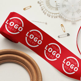 Logo für Unternehmen für kundenspezifische Produkt Satinband