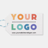 Logo für Unternehmen Geschenkanhänger (Rückseite Horizontal)