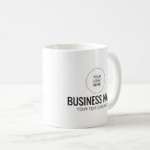 Logo für Unternehmen hinzufügen Text hier Vorlage Kaffeetasse (VorderseiteRechts)
