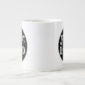 Logo für Unternehmen Jumbo-Tasse (Vorderseite)