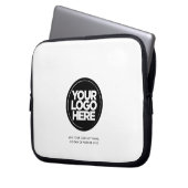 Logo für Unternehmen Laptopschutzhülle (Vorderseite Links)