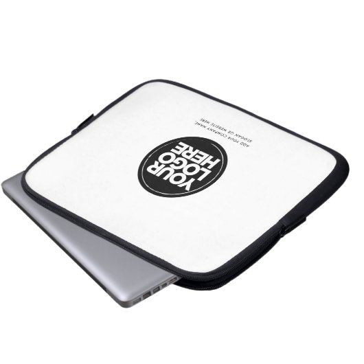 Logo für Unternehmen Laptopschutzhülle (Vorne Knopf)