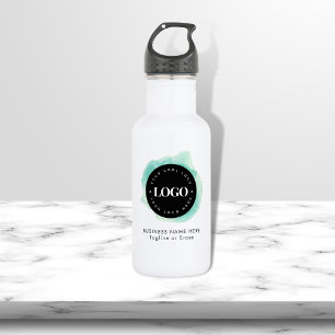 Logo für Unternehmen mit benutzerdefinierter Grünf Edelstahlflasche