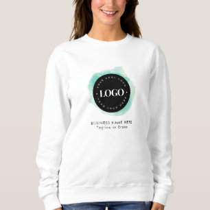 Logo für Unternehmen mit benutzerdefinierter Grünf Sweatshirt