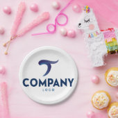 Logo für Unternehmen mit eigener Marke Pappteller (Party)