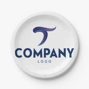 Logo für Unternehmen mit eigener Marke Pappteller