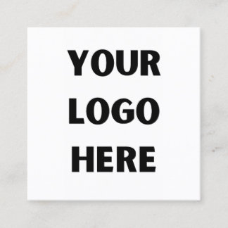 Logo für Unternehmen Mitarbeiter Trucke Quadratische Visitenkarte