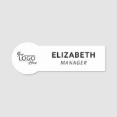 Logo für Unternehmen Namensschild (Vorderseite)