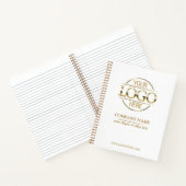 Logo für Unternehmen Notizblock (Innenseite)