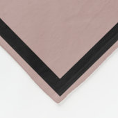 Logo für Unternehmen oder Unternehmen auf Dusty Pi Fleecedecke (Ecke)