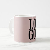 Logo für Unternehmen oder Unternehmen auf Dusty Pi Kaffeetasse (Vorderseite Links)