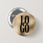 Logo für Unternehmen oder Unternehmen Button (Vorne & Hinten)