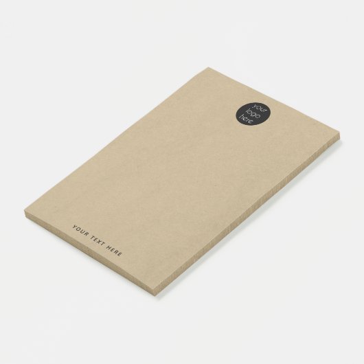 Logo für Unternehmen Post-it Klebezettel (angewinkelt)