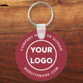 Logo für Unternehmen Schlüsselanhänger (Vorderseite)