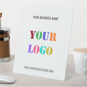 Logo für Unternehmen Sockelschild