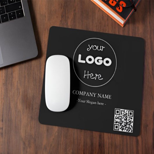 Logo für Unternehmen | Stilvoller QR-Code Mousepad