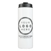 Logo für Unternehmen Thermosbecher (Vorderseite)