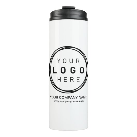 Logo für Unternehmen Thermosbecher (Vorderseite)