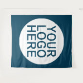 Logo für Unternehmen Wandteppich (Vorderseite (Horizontal))