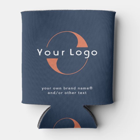 Logo für Unternehmen, Werbung für Blue Company Dosenkühler (Vorderseite)