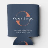 Logo für Unternehmen, Werbung für Blue Company Dosenkühler (Rückseite)