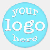 Logo für Veranstaltungen in einem Unternehmen erst Runder Aufkleber (Vorderseite)