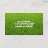 Logo für Viehhaltung | Gras Visitenkarte (Rückseite)