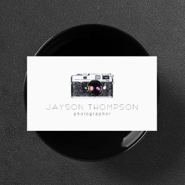 Logo für Vintage Fotografie-Illustration Visitenkarte