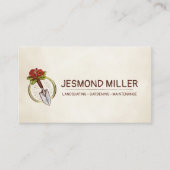 Logo für Vintage Skizzen Visitenkarte (Vorderseite)