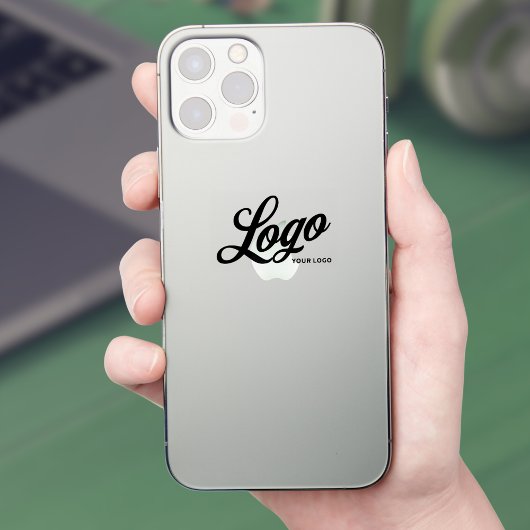 Logo für Vinyl Rechteck Unternehmen Business Phone Aufkleber