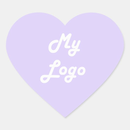 Logo für Violettlavenbilder Herz-Aufkleber (Vorderseite)