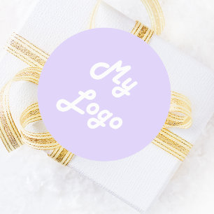 Logo für Violettlavenbilder Runder Aufkleber