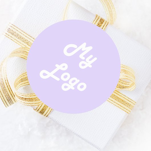 Logo für Violettlavenbilder Runder Aufkleber