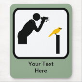 Logo für Vogelbeobachter/Vogelbeobachter Mousepad (Vorne)