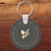 Logo für Wasserfarben-Taube Schlüsselanhänger (Vorderseite)