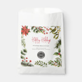 Logo für Weihnachtsfeiertage Berries hinzufügen Geschenktütchen (Vorderseite)