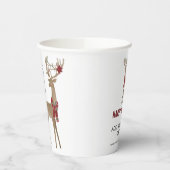 Logo für Weihnachtsfeiertagen Pappbecher (Links)