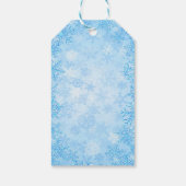 Logo für Weihnachtsschnee Geschenkanhänger (Rückseite)