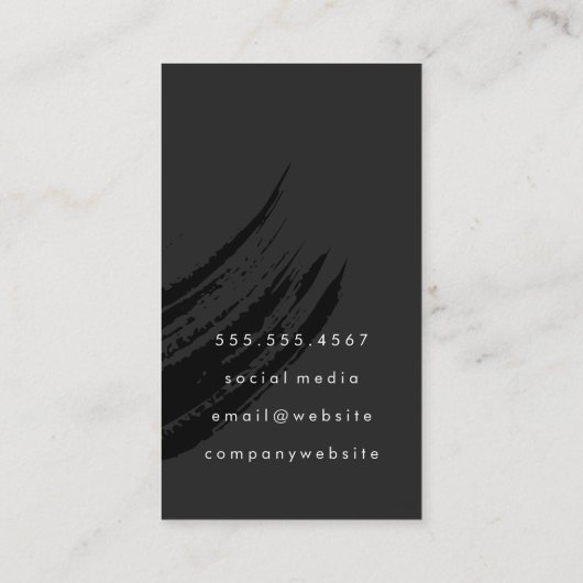 Logo für Wein und Wein Visitenkarte (Rückseite)