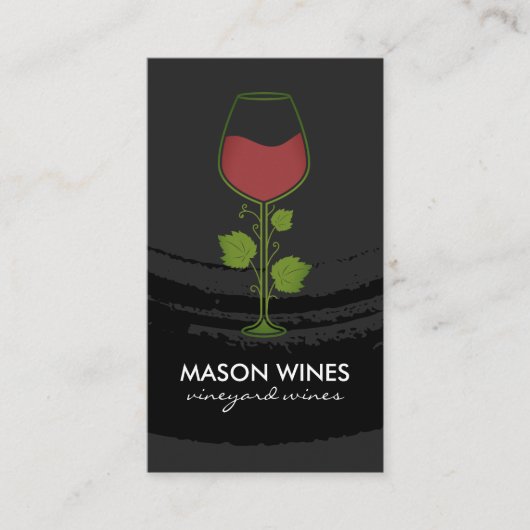 Logo für Wein und Wein Visitenkarte (Vorderseite)