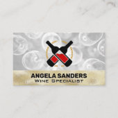 Logo für Weinflaschen Visitenkarte (Vorderseite)