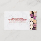 Logo für Weinglas | Corks Business Card Visitenkarte (Rückseite)