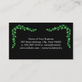 Logo für Weinglas | KorkschraubenLogo | Reben Visitenkarte (Rückseite)